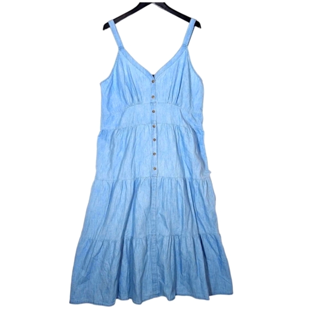 NWT!! Falls creek denim teared dress